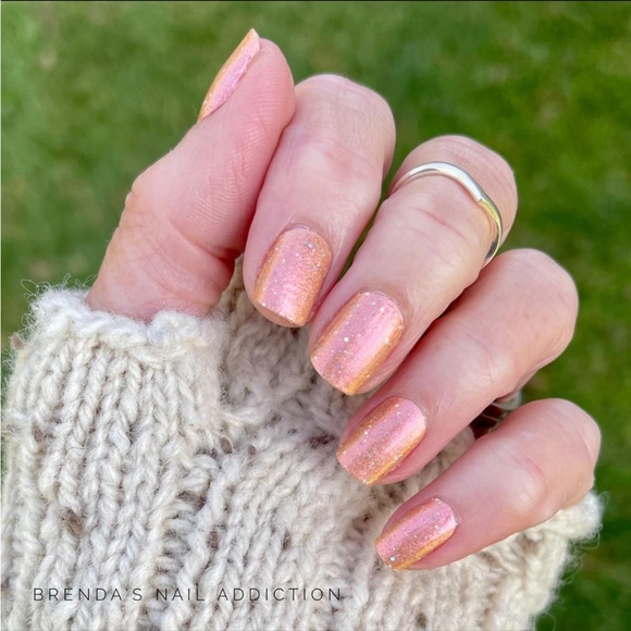 *Exclusive* Color Street: Just Peachy | Peach Pink Glitter Sparkle Pastel - Picture 5 of 10